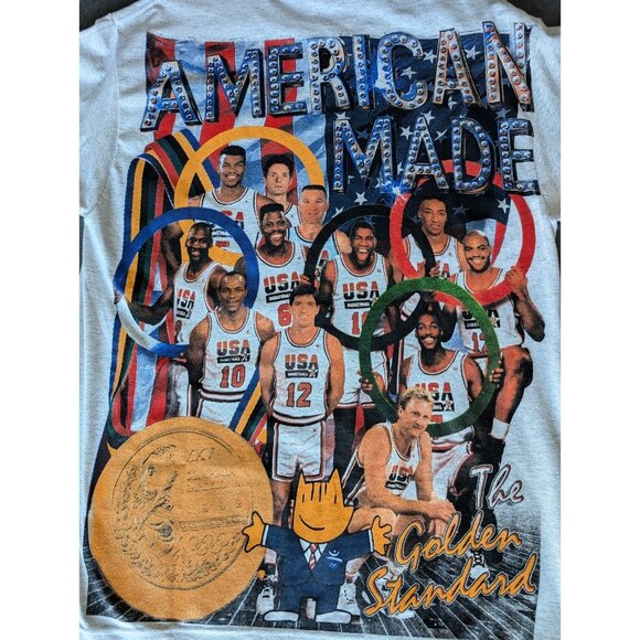 Backstock Co 1992 NBA Dream Team Michael Jordan AOP Graphic T-shirt Size Large - Picture 7 of 9